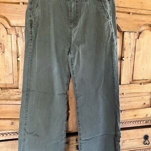 Women Olive Green Casual Pants